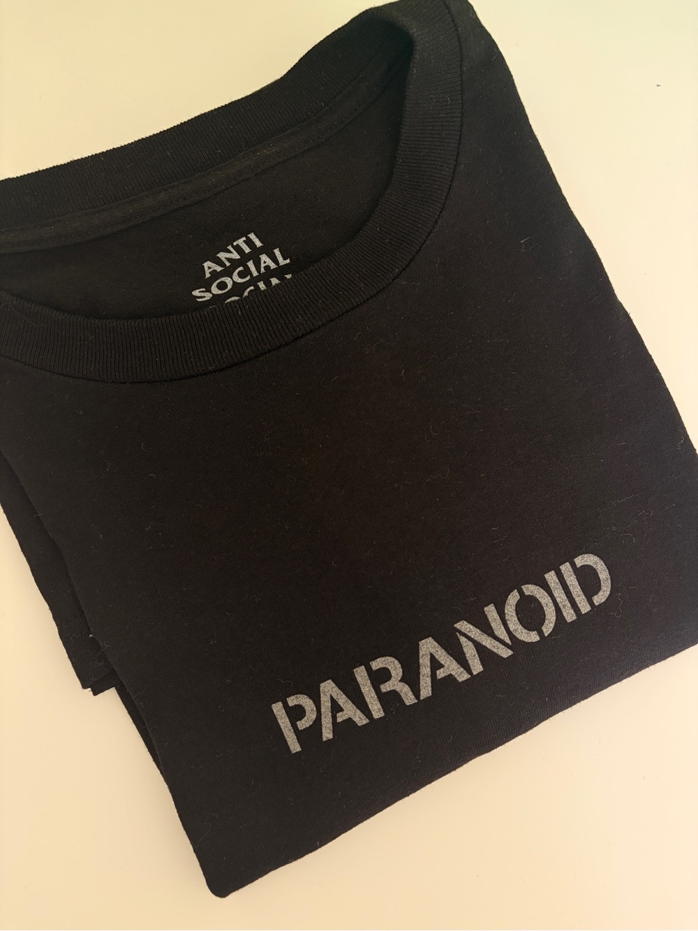 Anti Social Social Club x Undefeated - Paranoid T-Shirt